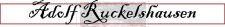 Adolf Ruckelshausen